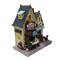 Wizardi 3" Christmas Village Wine Market Tabletop Decoration